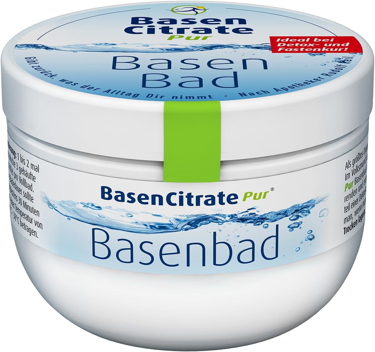 Madena Alkaline Bath/Base Cit Rate Pur | Detox and Fasten Cure/Detox/Basic Bath Additive for a Gesundere Smooth and Clearer | Cellulite Blemished, Oily Or Dry Skin |