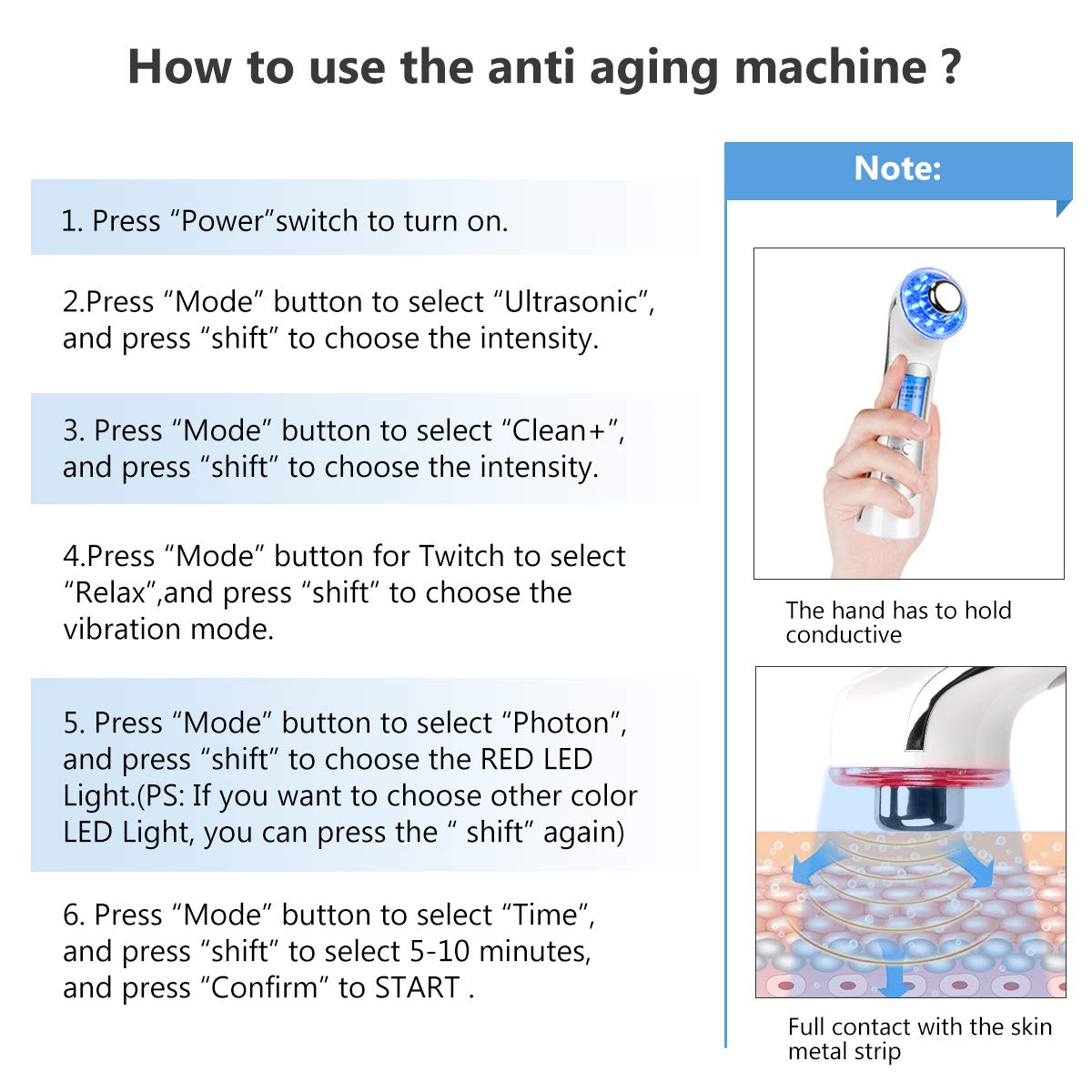 Face Beauty Machine White: Beauty