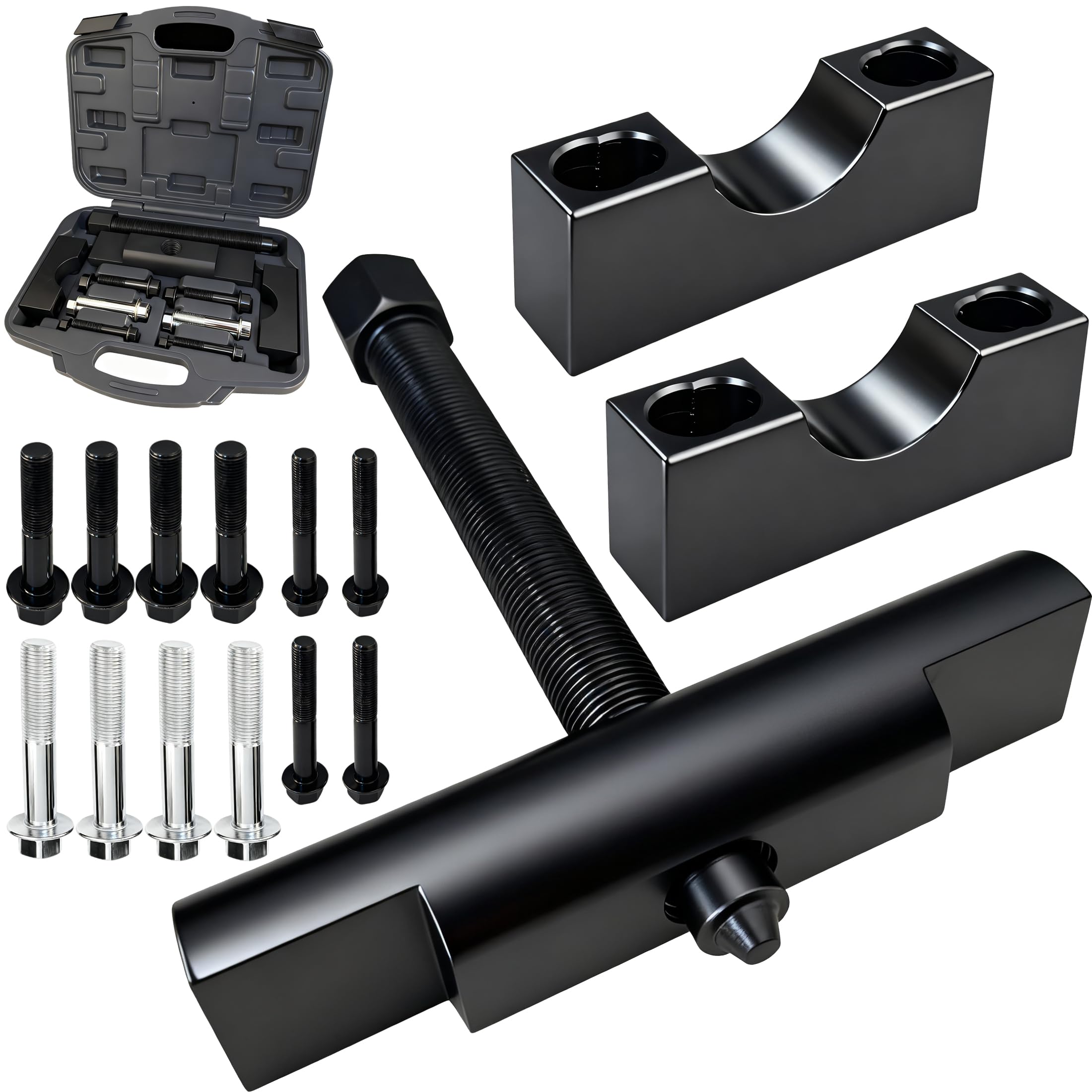 Photo 1 of JAVENYIMAN 60050 Heavy-Duty Yoke Puller for Class 6-8 Trucks and Equipment?Semi Yoke Puller for Trucks Removal Tool Kit Semi Truck Yoke Remover with 12 pcs Flange Bolt