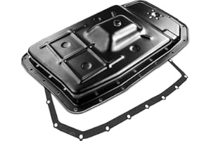 A-Premium Transmission Oil Pan with Drain Plug & Gasket Compatible with 6R80 6R80E Transmisson & Ford Mustang Expedition F-15