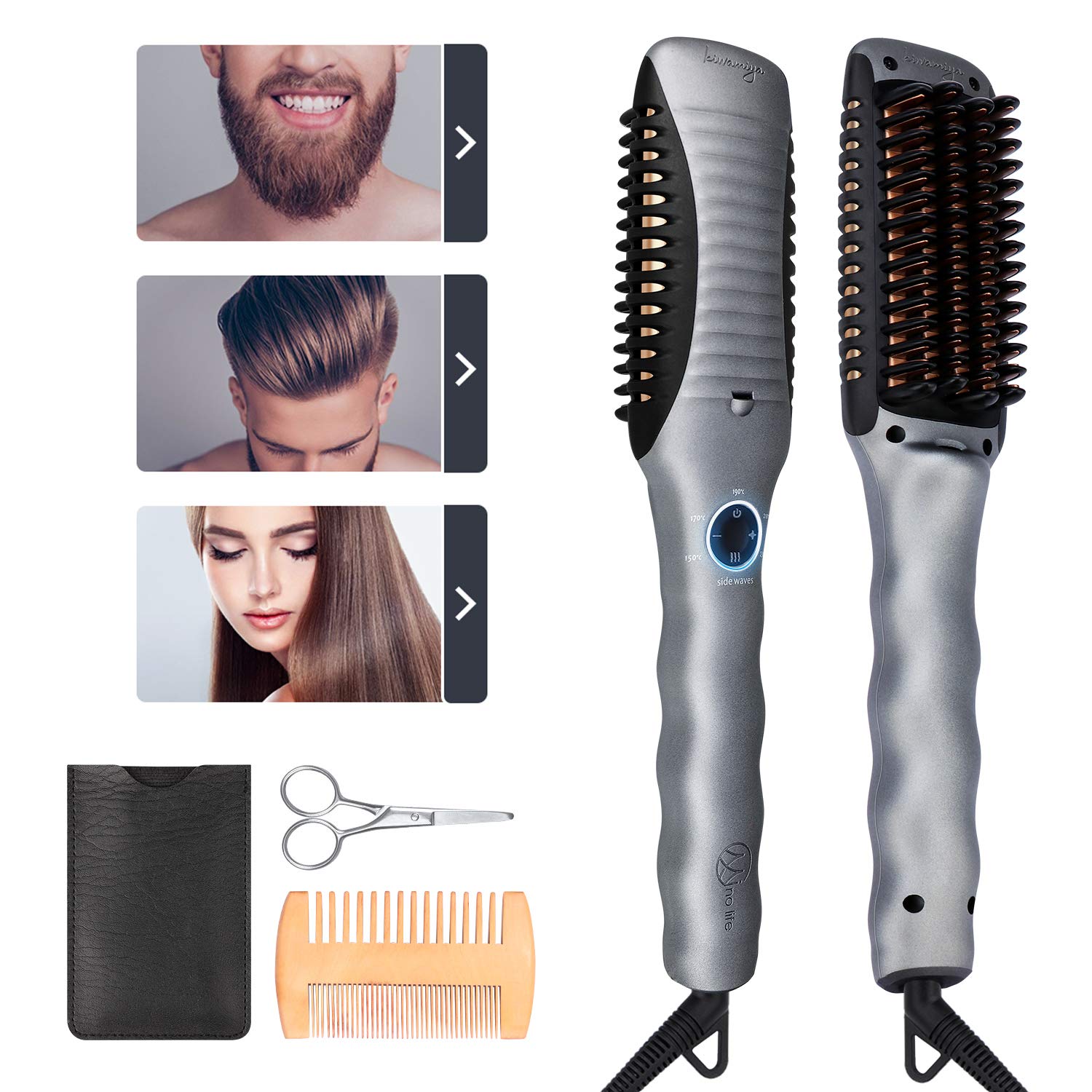 hair straightener styling comb