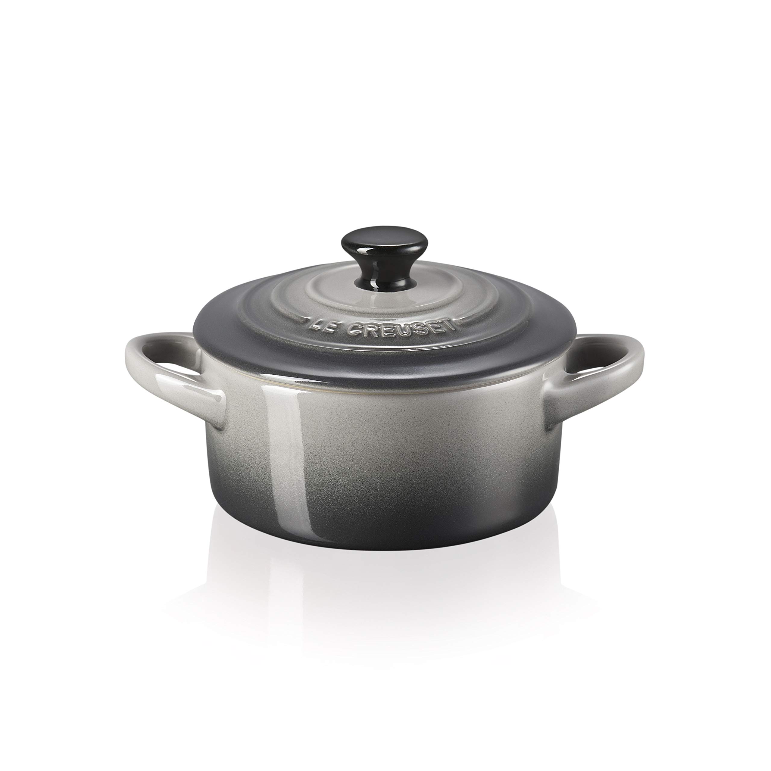 LE CREUSET Stoneware Petite Round Casserole, 0.25 L, Flint, 71901104440100