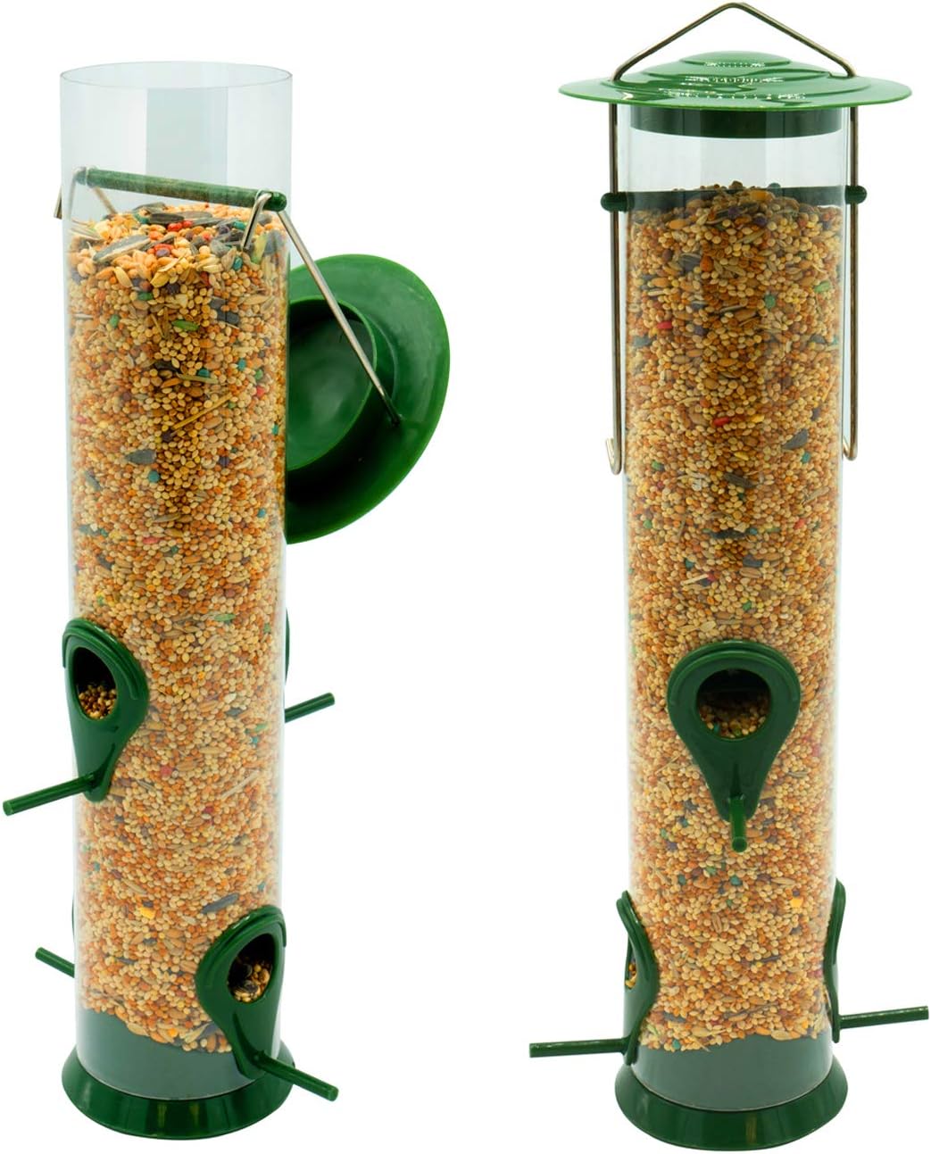 Amazon Com Sorbus Bird Feeder Classic Tube Hanging Feeders For