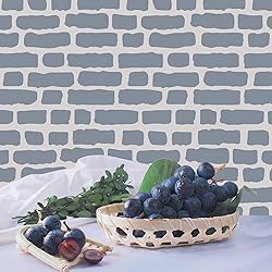 GSS Designs Brick Stencil Template - Reusable Wall