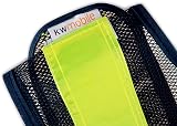 kwmobile LED Safety Vest High Visibility Waistcoat Traffic Outdoor Night view 6