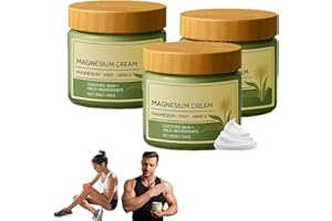 Total Relief Magnesium Cream, Nerve Relief Magnesium Cream with MSM & Arnica - Total Body Soothing Formula for Muscle Support