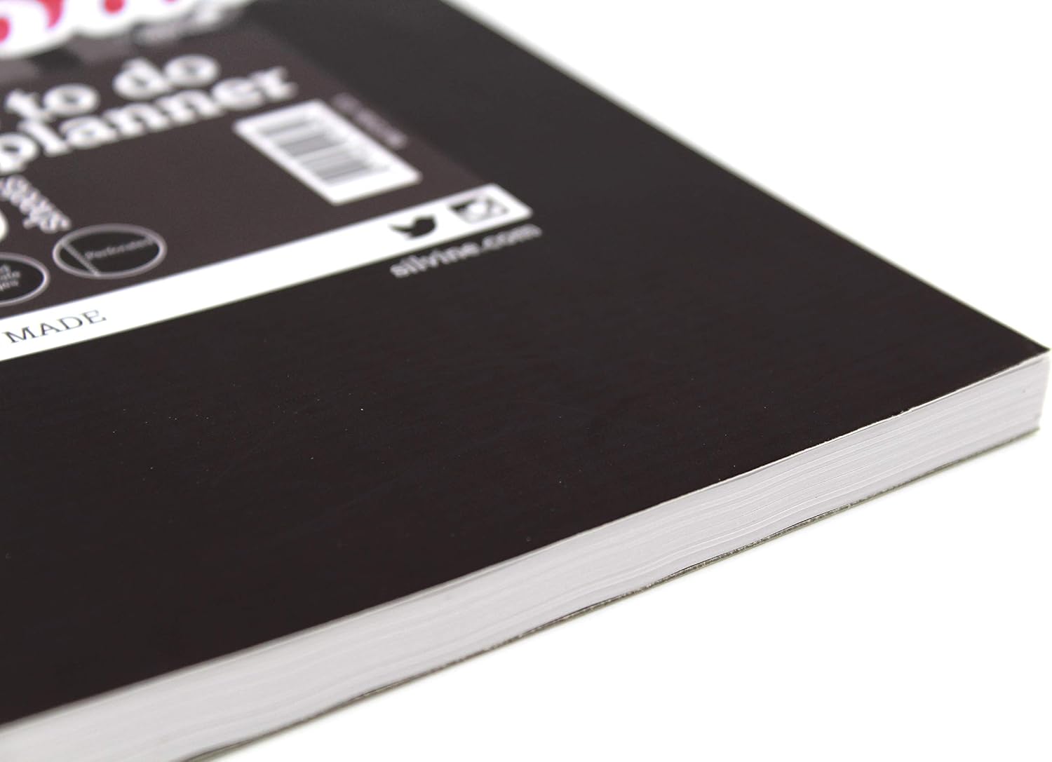Luxpad 280 x 150mm Things To Do Planner with 50 Sheets Printed 'Things To Do' and 'Appointments', Black, 11 x 5.9 inches - Image 3