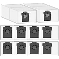 (10 Pack) P10 Pro Ultra Replacement Dust Bags Compatible With Mova P10 Pro Ultra/ P10 Ultra/ P50 Pro Ultra/ S20 Ultra Robot V