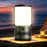 Glocusent 1200LM LED Camping Lantern Rechargeable, 7 Light Modes, 5000mAh Power Bank, IP45 Waterproof, Perfect Lantern Flashl