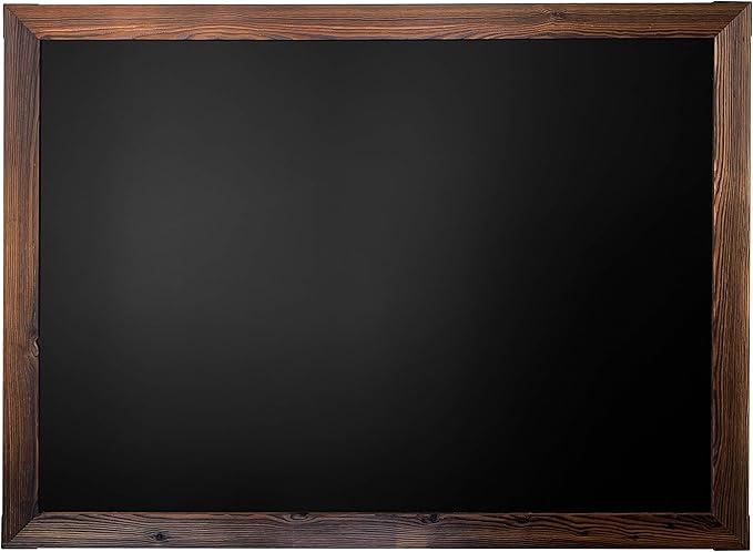 Magnetic Board Set Large Magnetic Chalkboard Distressed Ivory White Vintage Style Frame 35 X 23 In Magnetic Board White Chalkboard Office Home Living Stokfella Com