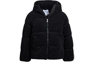 Steve Madden Girls' Winter Coat - Sherpa Fleece Quilted Puffer Coat - Heavyweight Fleece Jacket for Girls (4-16)