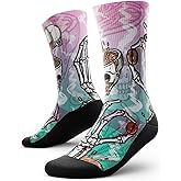 Outway Novelty Crew Socks for Men & Women, Breathable, Moisture-Wicking Athletic Calf Sock with Arch Support