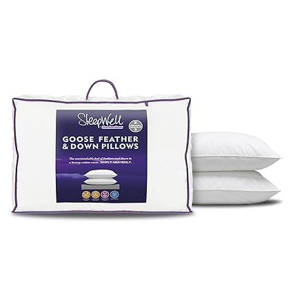 Slumberdown Sleepwell Luxury Goose Feather And Down Pillow 4