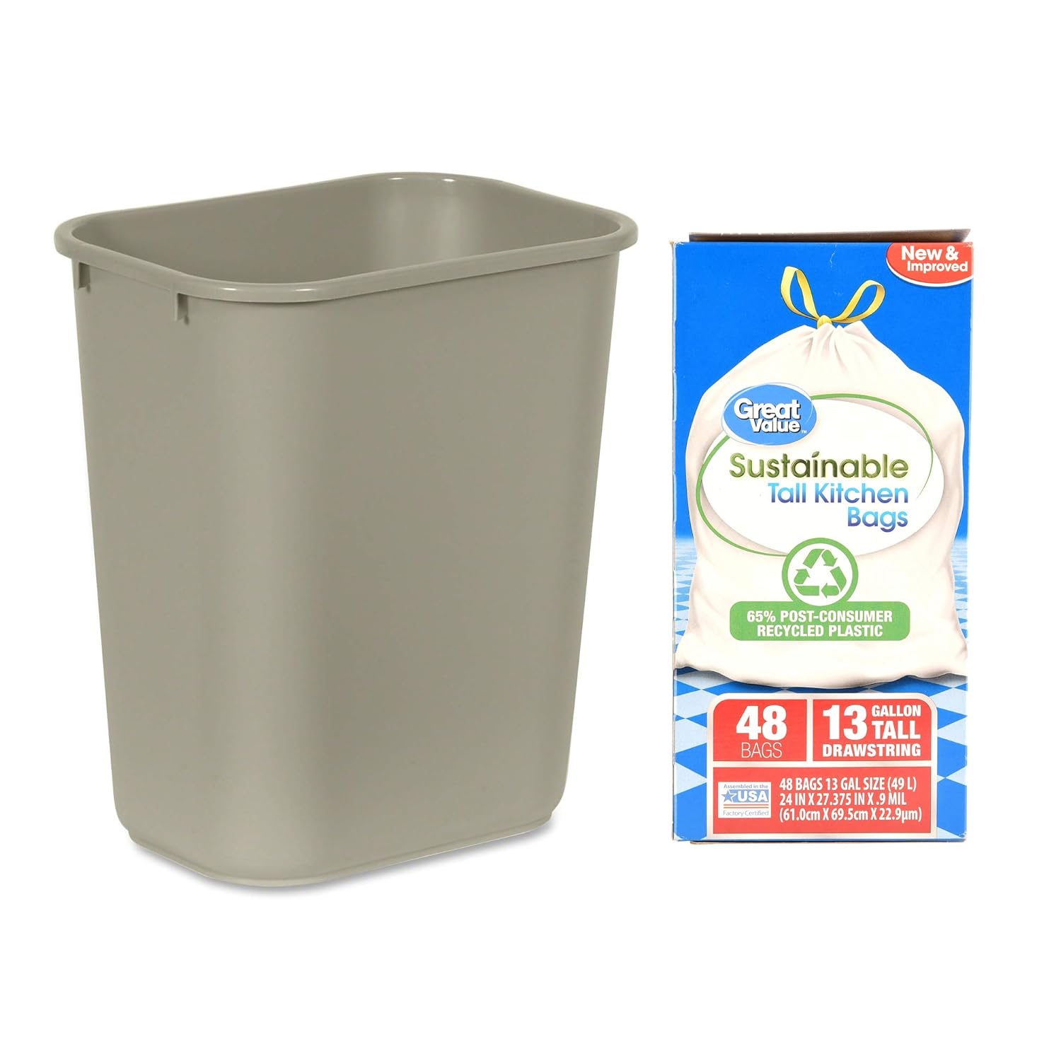 Best Rubbermaid Homefree Series Beige Canvas Sliding Divided Bin Kit