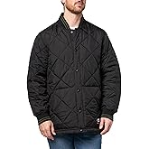 Champion Men's Diamond Quilted Reversible Open Bottom Jacket