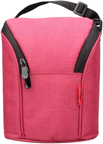 Sac Isotherme Repas Thermos Lunch Dejeuner Bag Box Pour Les Hommes Femme Fille Garcon Bebe Enfant Travail Avec Tupperware Taille 10 X 10 X Cm Rose Amazon Fr Bebes Puericulture