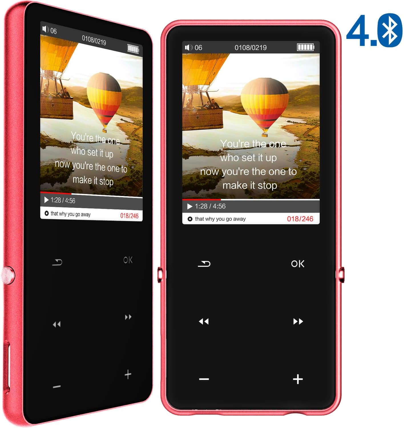 16GB MP3 MP4 Players with Bluetooth 4.0, Hi Res Digital Amazon.co.uk
