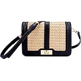 Ayliss Straw Crossbody Bags for Women Straw Purses Handbags Shoulder Clutch Purse Summer Beach Woven Bags for Vacation