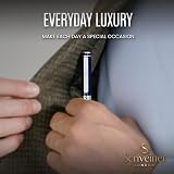 Scriveiner Blue Lacquer Fountain Pen with Chrome Finish Nib Medium Gift view 7