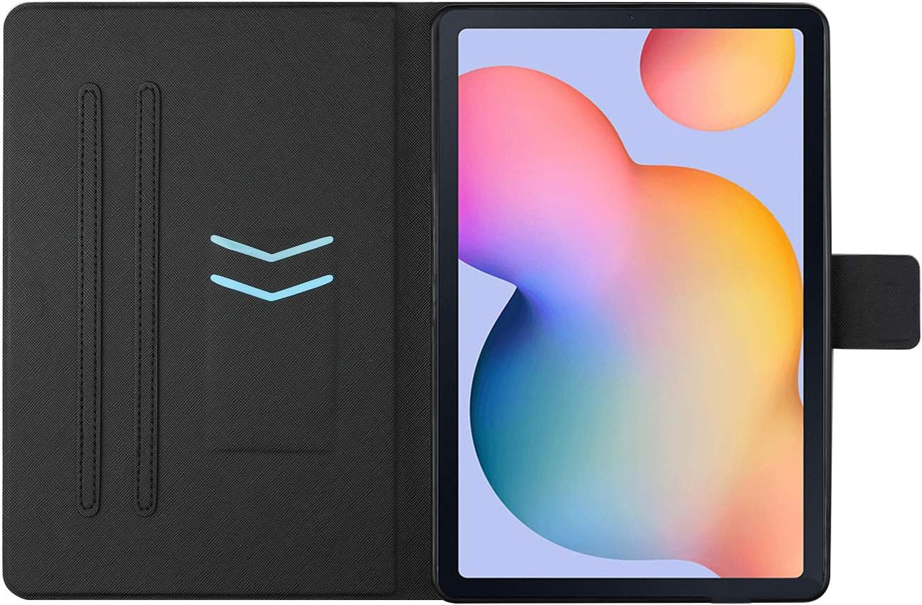 Case for Samsung Galaxy Tab A7 2020 10.4 inch(SM-T500/T505/T507) Tablet Protective Leather Cover Folio Magnetic auto sleep wake Slim Lightweight with Flip Stand Card Holder (Skateboard cat) - Image 3