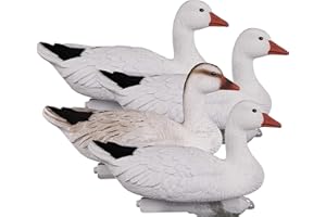 Higdon Outdoors Full Size Goose Decoys, Floater, Snow Goose, Foam-Filled