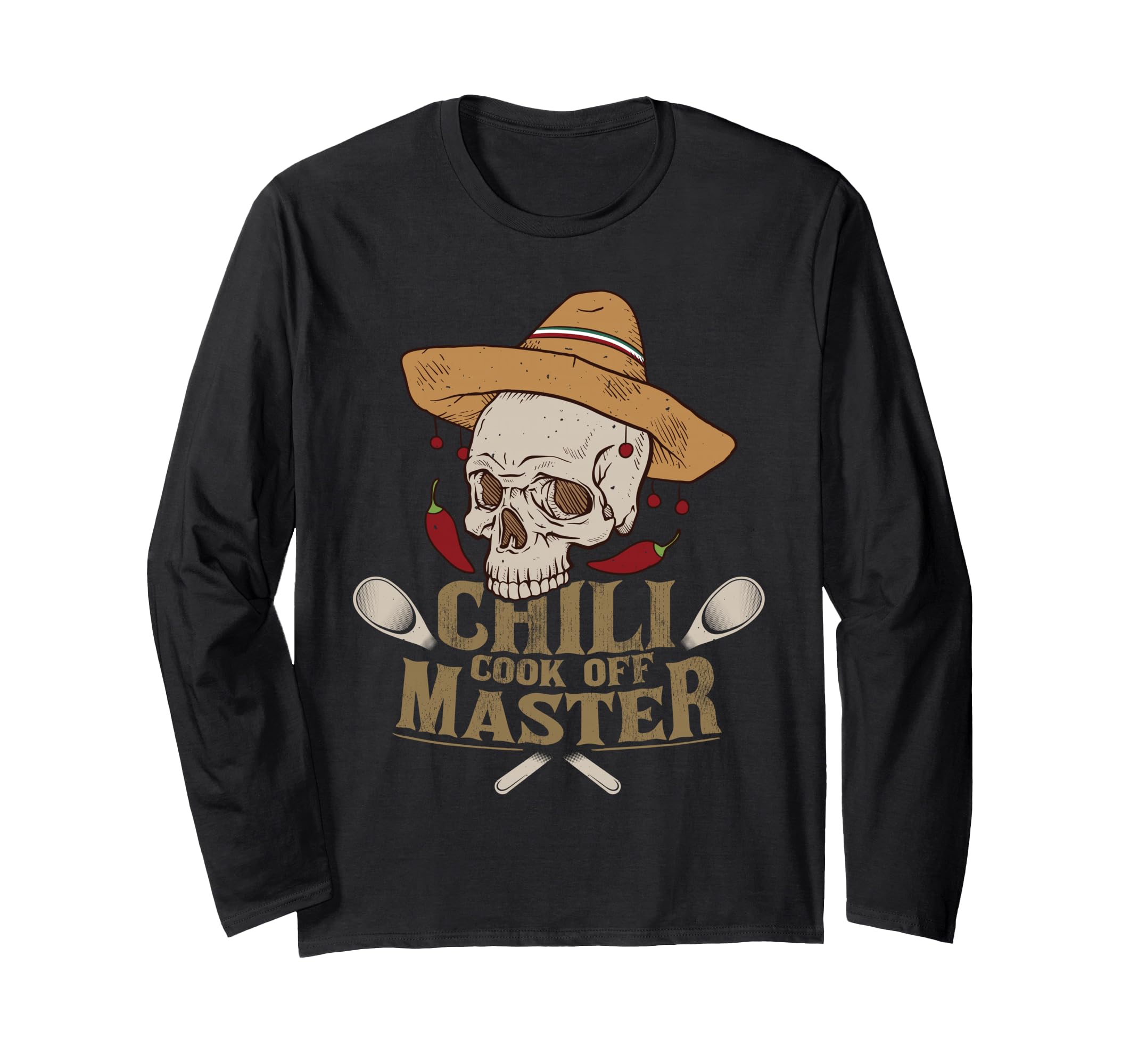 Chilli Cook Off Master Cooking Competition Team Chef Award Long Sleeve T-Shirt