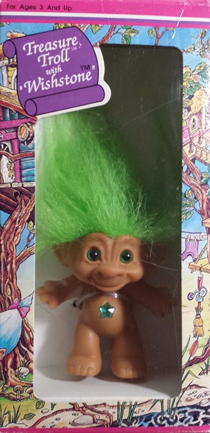 Treasure Trolls with Wishstone (Green 