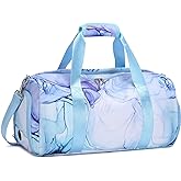 Sports Duffel for Girls Dance Bag Girls Duffle Weekender Bags Teen Gym Travel Ballet Bag with Shoe Compartments