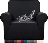 Granbest Premium Water-Repellent 1 Seater Armchair Slipcover Black