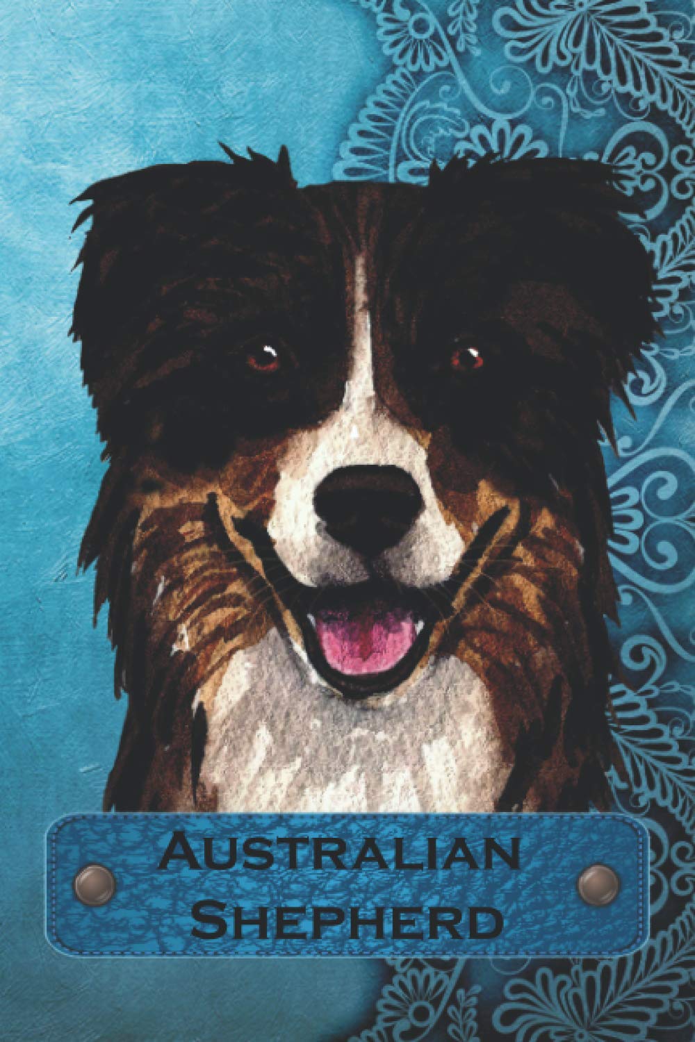 Australian Shepherd: Adorable 6x9 120 page Jack Russell Dog Composition Notebook Diary Journal