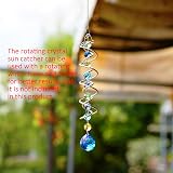 H&D Hyaline & Dora Crystal Rainbow Suncatcher Double-Spiral 17.7 in view 7
