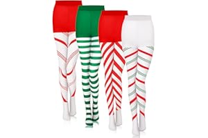 DTOFOOT Striped Tights, Thigh High Stocking Socks Hosiery Striped Full Length Tights for Clothing Accessory Holiday Party