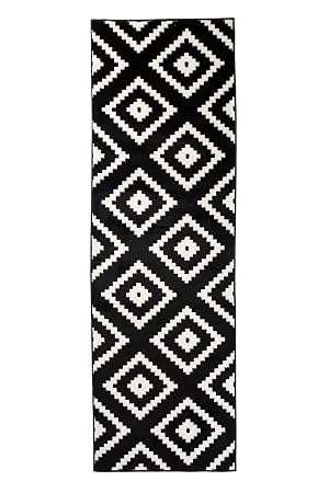 Mobel Wohnen Laufer Teppich Grau Kuche Flur Kurzflor Modern