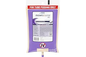 Nestle Diabetisource AC Tube Feeding Formula Unflavored 1500 mL Ready to Hang Prefilled Container 4 Ct