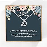 Aunt of the Groom Gift, Wedding Gift from Bride and Groom, Aunt of the Groom Gift Necklace, Aunt of the Groom - Wedding Gift From Bride, Thank You Gift