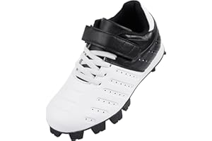 Sooneeya Kid's FG Baseball Cleats - Lightweight Softball Shoes for Boys Girls - Athletic Youth Softball Shoes