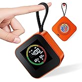 Portable Carbon Monoxide Detector for Travel – Nexus Sensus 3-in-1 CO Detector with Temp & Humidity Monitor, UL-Compliant USB-C Rechargeable Alarm for RV, Hotel, Camping, Home(1, Orange)