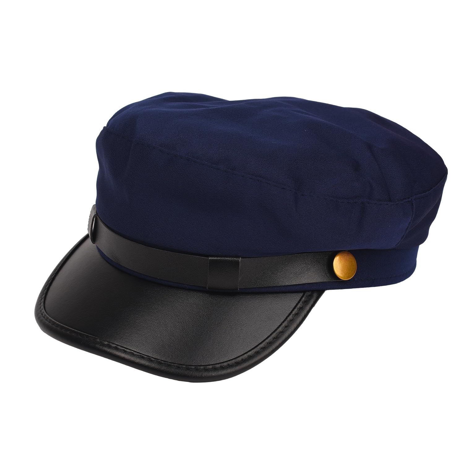 NAUZE Blue Chauffeur Hat Limo Driver Taxi Driver Theme Hat for Chauffeur Fancy Dress Festival Costume Accessory