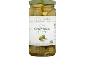 JEFF'S GARDEN Jeff's Naturals Whole Castelvetrano Olives, 7.5 oz