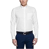 Tommy Hilfiger Men's Non Iron Solid Button Collar Dress Shirt