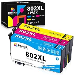 Hookink 802XL Ink Cartridges Remanufactured