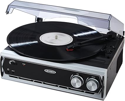 jensen record player with speakers