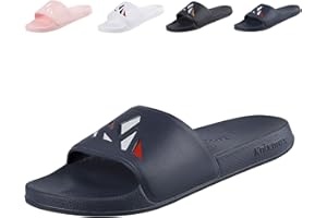 Knixmax Shower Slide Sandals for Women Men Comfortable HouseSlippers Open Toe Outdoor Sport Slides Slip on Summer Beach Showe