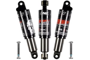 CNCLOL Mountain Bike Rear Shock 120mm/125mm/150mm/165mm/185mm/190mm/200mm,Bicycle Shock Absorber- Hydraulic Rear Suspension Shock for Mtb/Mtn/ebike/Dmn.