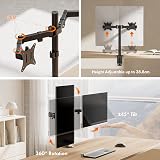 VonHaus Dual Monitor Stand 13-32 inch Desk Clamp 75x75 100x100 VESA view 2