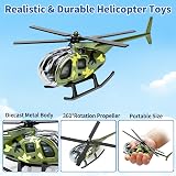 Tcvents 12 Pack Diecast Metal Helicopter Toy Gift for Kids Boys 3-8 Birthday view 3