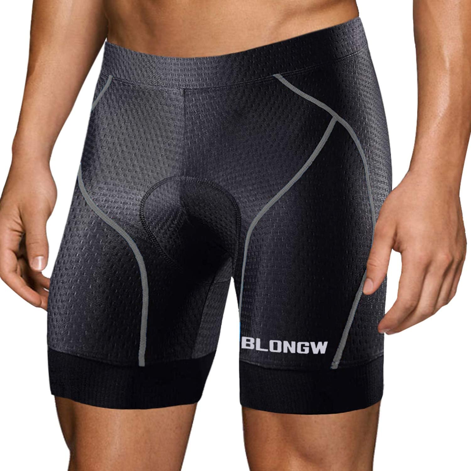 Sports Men's Cycling Shorts 4D Padded Bicycle Riding Pants Bike Biking Clothes Cycle Wear Tights: Clothing