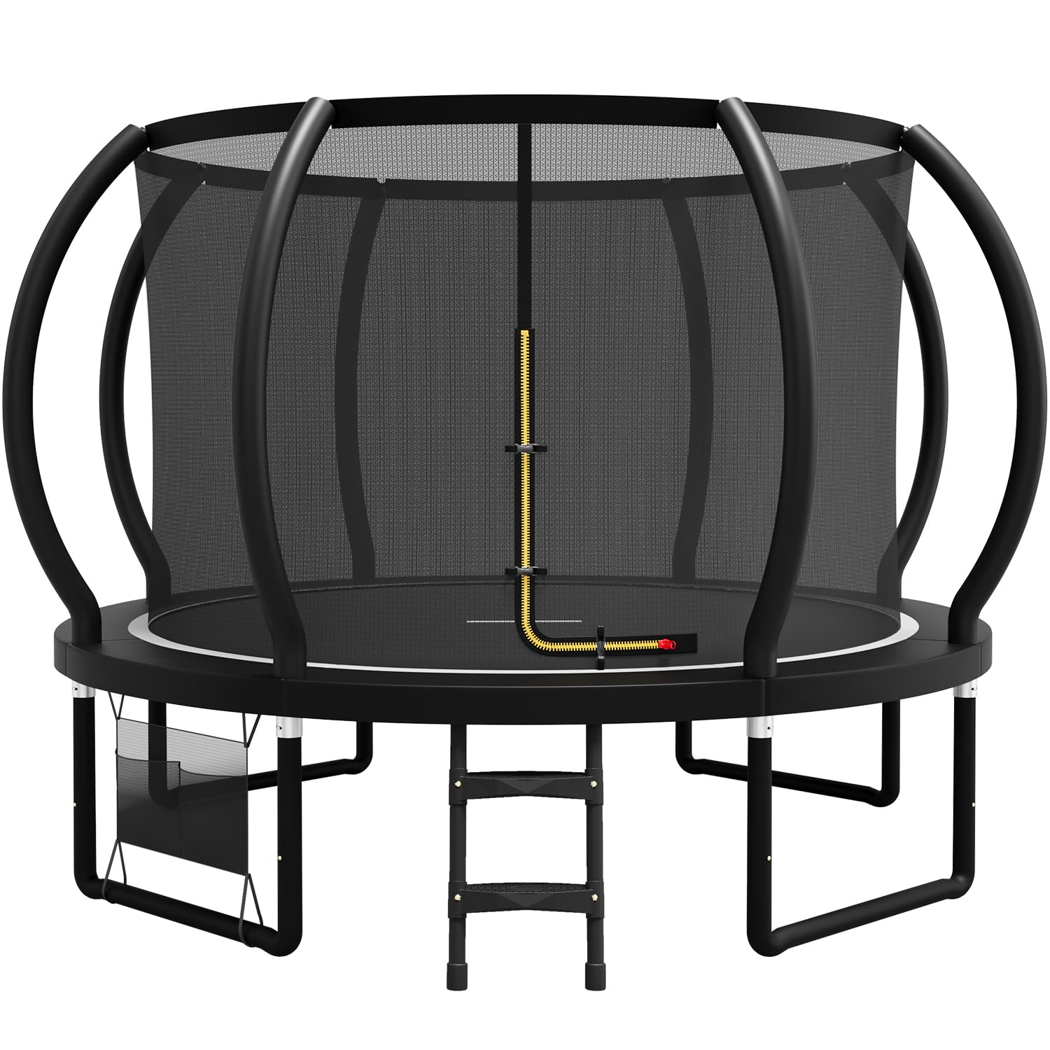 Flamaker Gartentrampolin für Kinder, 2,3 m/3,0 m/3,7 m/4,3 m Trampolin Outdoor-Sicherheitsnetz und gepolsterte Stangen für Kinder Indoor Outdoor Fitness, maximal bis zu 150 kg