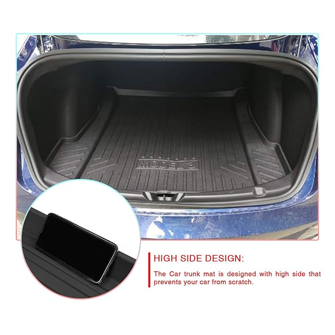 Interior Accessories Topfit Trunk Mats For Tesla Model 3
