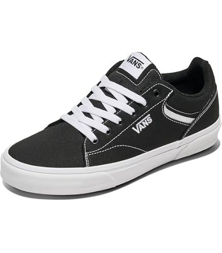VANS Colson Suede Leather Mesh Shoes Black & White Men\'s 10.5 NEW Amazon.com | Vans Men main image 2
